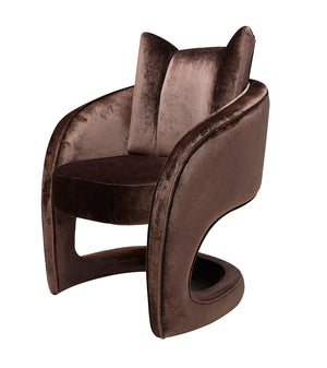 Exclusive Modern Velvet Leopard Chair - Gattopardo