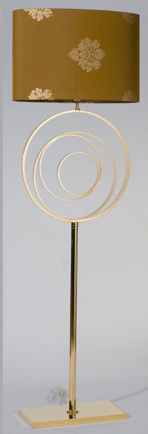 Gold Contemporary Floor Lamp - Zurich