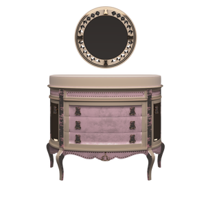 Dresser with Changing Unit Rose - Magical