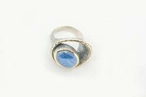 Blue Cyanite Ring