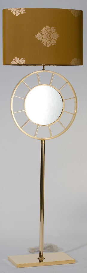 Gold Contemporary Floor Lamp - Monthley